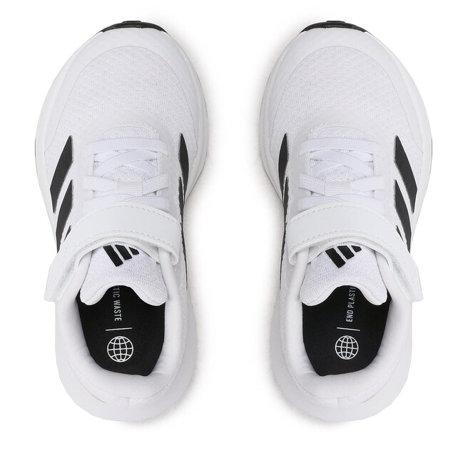 Running Sport Lace Top adidas Weiß Runfalcon 3.0 Elastic HP5868 Shoes Schuhe Strap