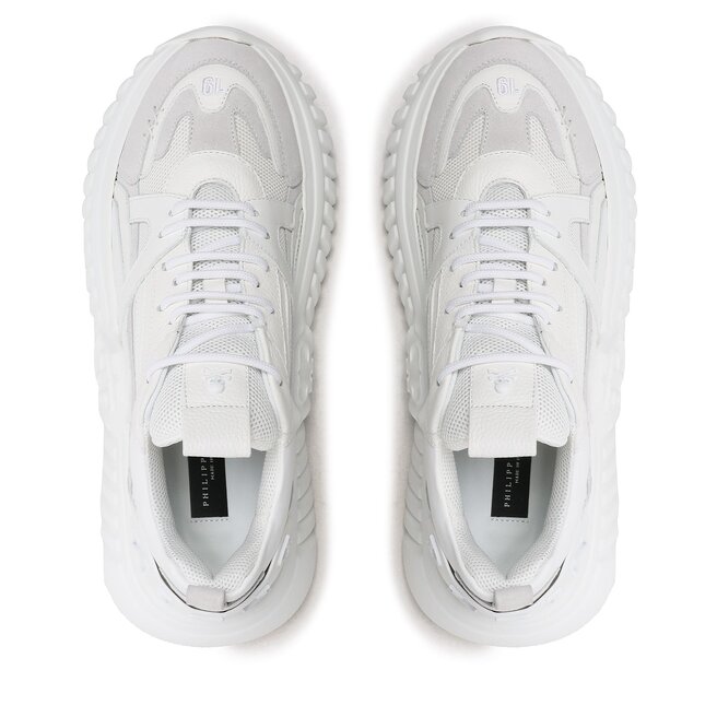 Сникърси PHILIPP PLEIN Runner Hexagon Бял | obuvki.bg
