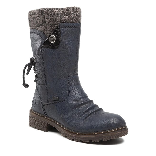 Botine Rieker Z4750-15 Blau