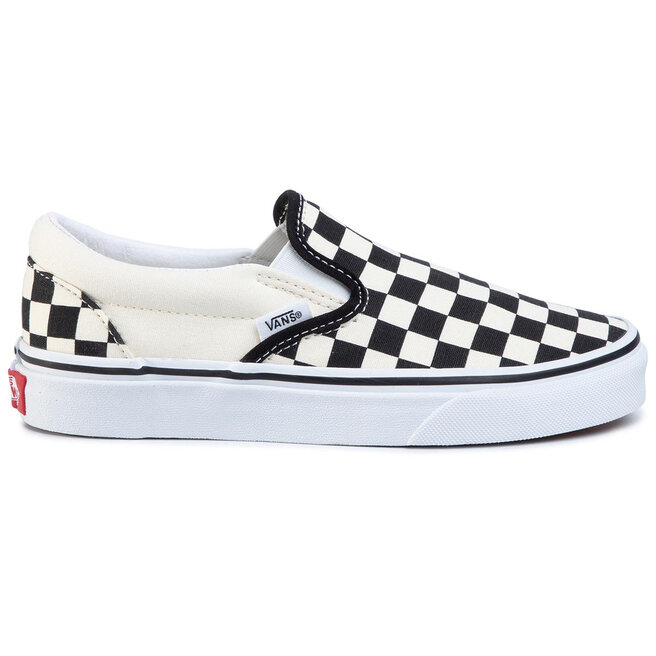 Vans Sneakers aus Stoff Vans Classic Slip-On VN000EYEBWW1 Blk/Whtchckerboard/Wht