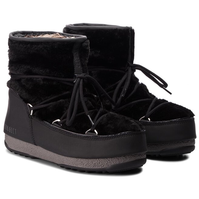 Moon Boot Śniegowce Moon Boot Monaco Low Fur 24008500001 Black