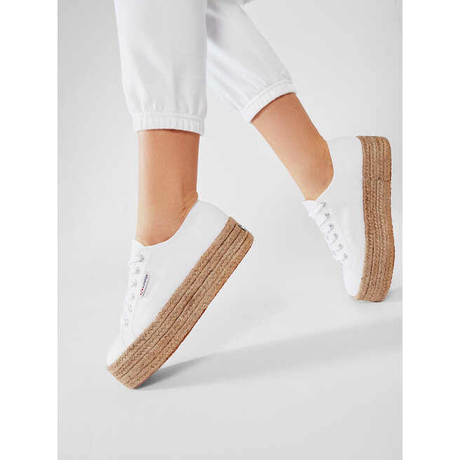 Superga Espadrile Superga 2790 Rope S51186W White 901