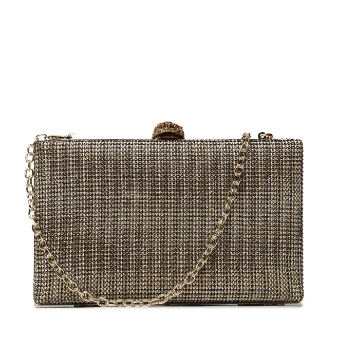 Kurt Geiger Kabelka Kurt Geiger Crystal Kensington Clutch 9102940609 Beige