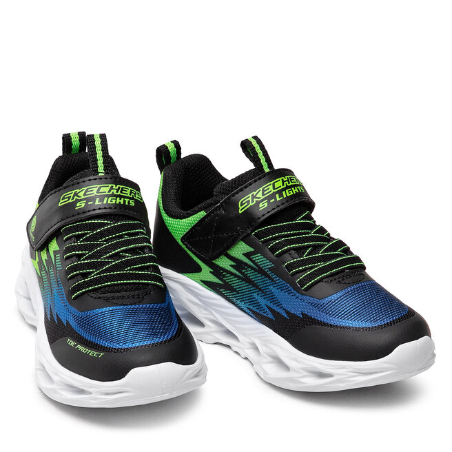 Skechers Sneakersy Skechers Zorent 400600L/BBLM Blk/Blue/Lime