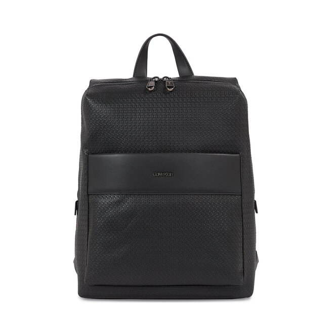 Plecak Calvin Klein Minimalism Squared Bp Mono - Czarny