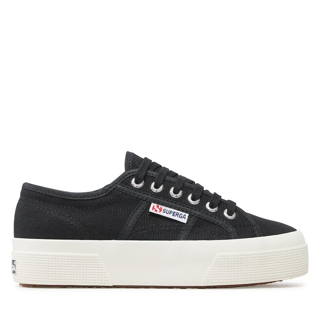 Superga Гуменки Superga 2740 Platform S21384W Black-F Avorio ADK