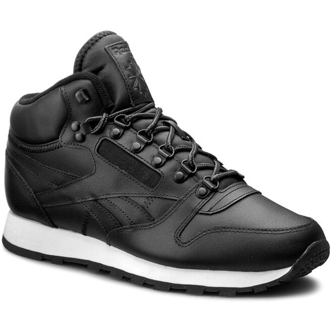 Limpiar el piso Negociar Hornear Zapatos Reebok Cl Leather Mid Basic BD2539 Black/White/Ash Grey | zapatos.es