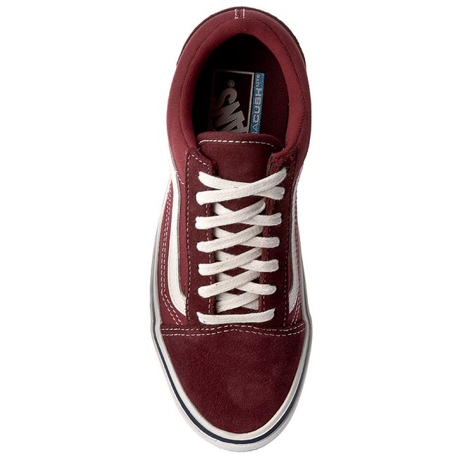 Vans old skool lite burgundy hot sale