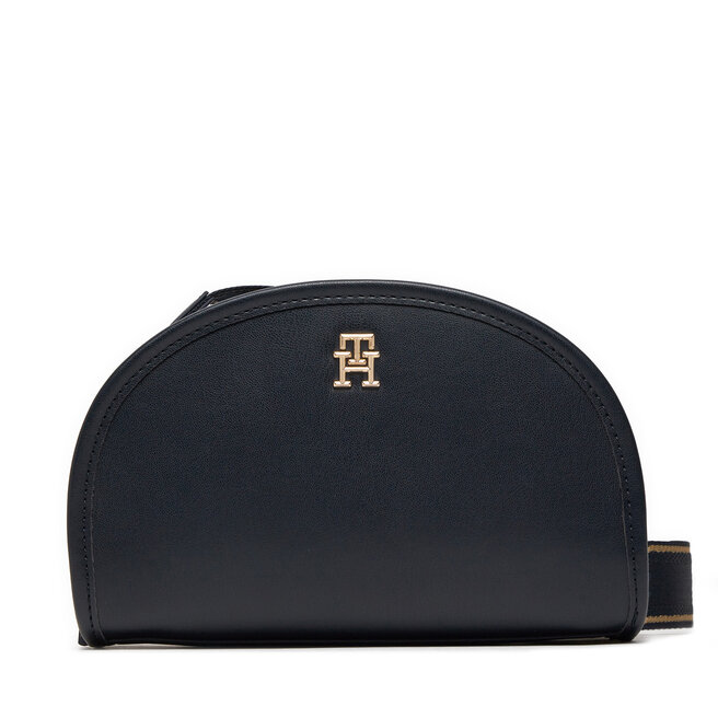 Torebka Tommy Hilfiger Th Monotype Half Moon Camera Bag - Granatowy