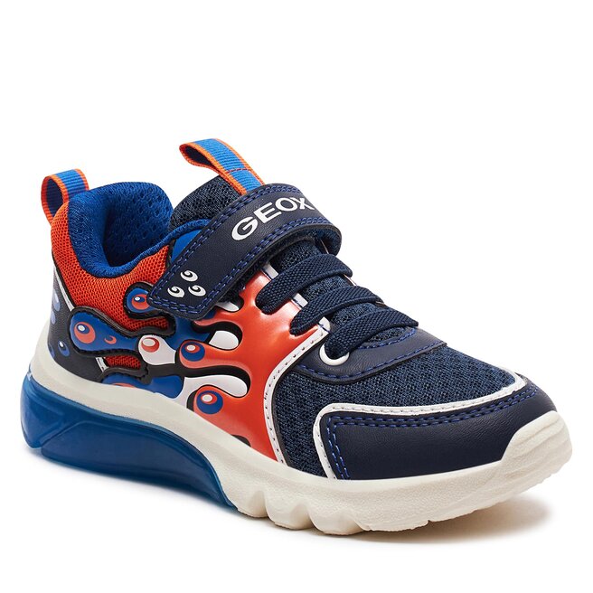 Scarpe Geox J Ciberdron Bambini - Scarpe Da Ginnastica Con Luci - Foto 6