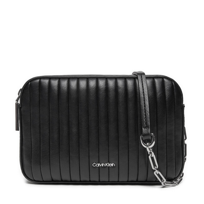 Torebka Calvin Klein Mini Line Quilt Camera Bag - Czarny
