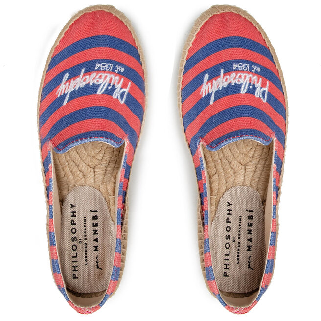 Manebi Espadrilky Manebi Manebi by Philosophy Di Lorenzo Serafini 41A6001-8205-1112 Červená