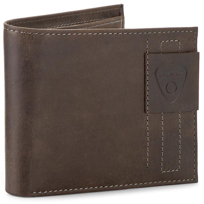 Strellson Голям мъжки портфейл Strellson Richmond 4010001306 Dark Brown 702