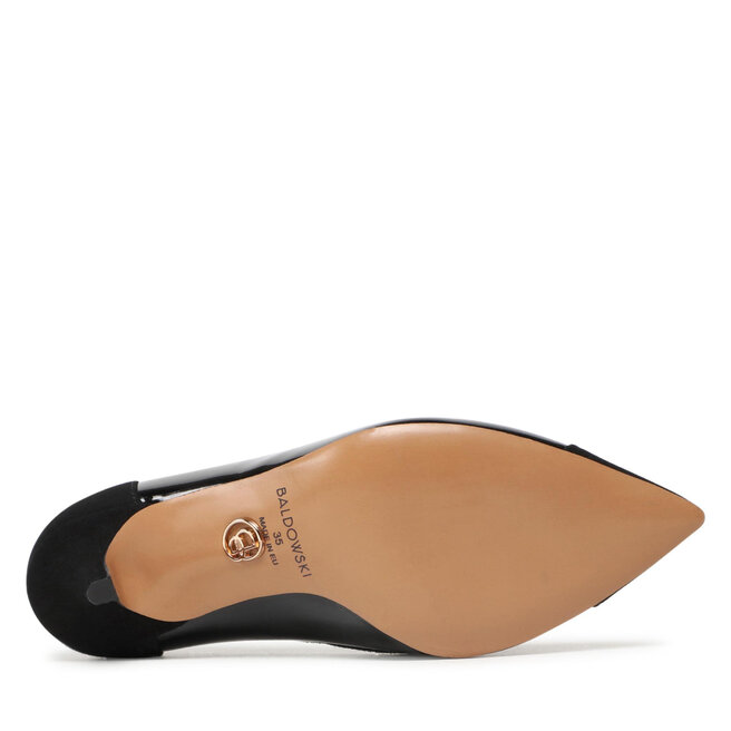 Baldowski Stilettos Baldowski D03849-3359-001 Zamsz Czarny/Lakier Czarny
