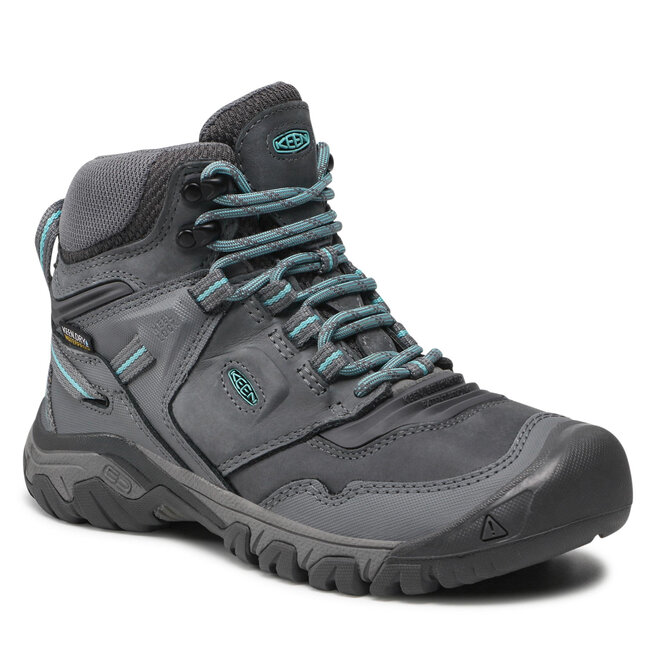Keen Trekkingschuhe Keen Ridge Flex Mid Wp W 1026085 Steel Grey/Porcelain