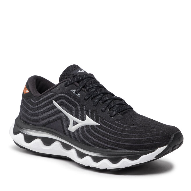 Pantofi Mizuno Wave Horizon 6 J1GC222604 Black/Silver/Orange Copper Black/Silver/Orange imagine noua