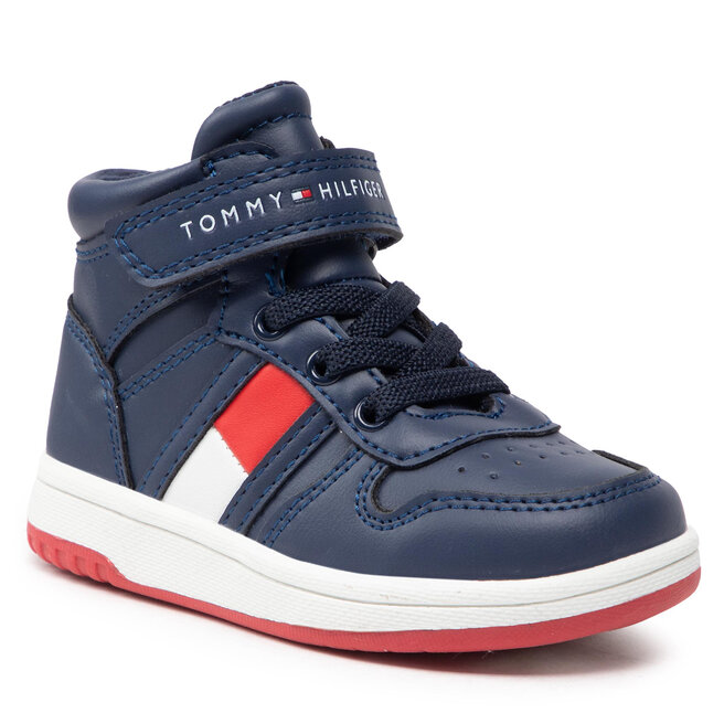 Sneakers Tommy Hilfiger High Top Lace-Up/Velcro Sneaker T3B9-32476-1351 M Blue 800