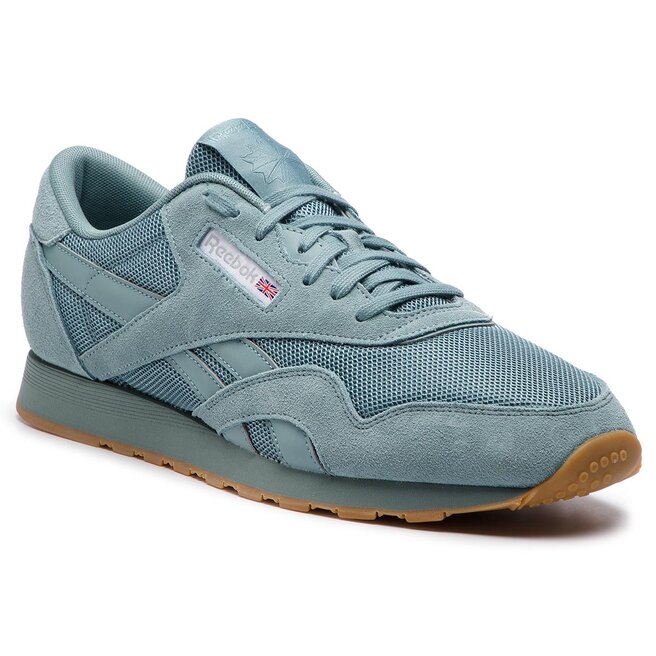 Παπούτσια Reebok Cl Nylon Mu CN6766 Teal Fog/White/Skull Grey •  Www.epapoutsia.gr