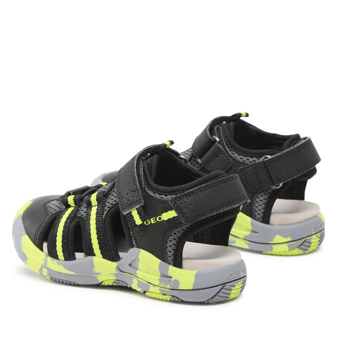 Sandale Geox Jr Sandal Kyle J15E1A014CEC0802 S Black Lime ecipele.hr