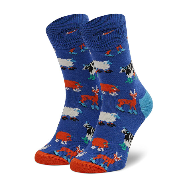 Κάλτσες Ψηλές Παιδικές Happy Socks KFCR01-6500 Μπλε