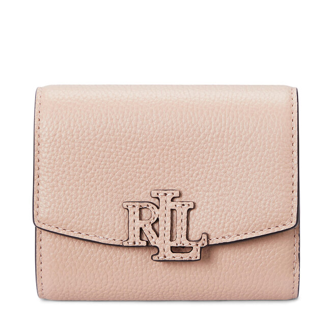 Mały Portfel Damski LAUREN RALPH LAUREN Cameryn - Różowy
