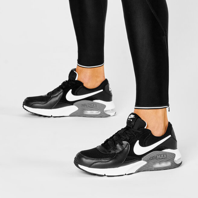 nike air max excee black and grey