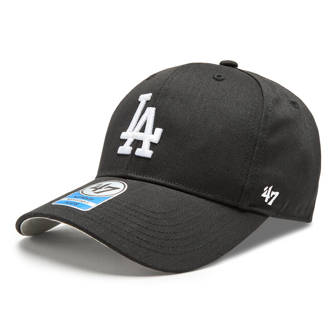 Czapka z daszkiem 47 Brand MLB Los Angeles Dodgers Raised Basic '47 MVP - Czarny