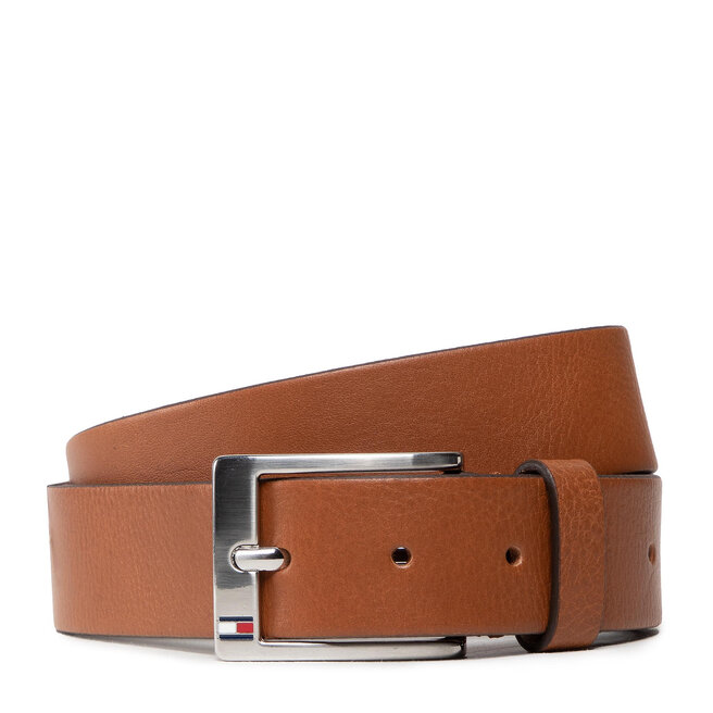 Pasek Męski Tommy Hilfiger New Aly Belt - Brązowy