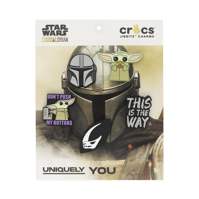 Ozdoba do butów Crocs Disneys The Mandalorian 5 Pack - Zielony