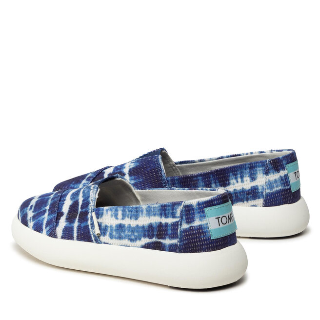 Navy crochet toms sales