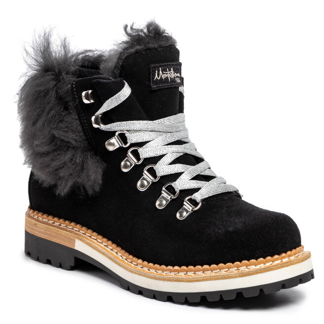 Schn rstiefeletten Montelliana Clara MNTL4 Black eschuhe