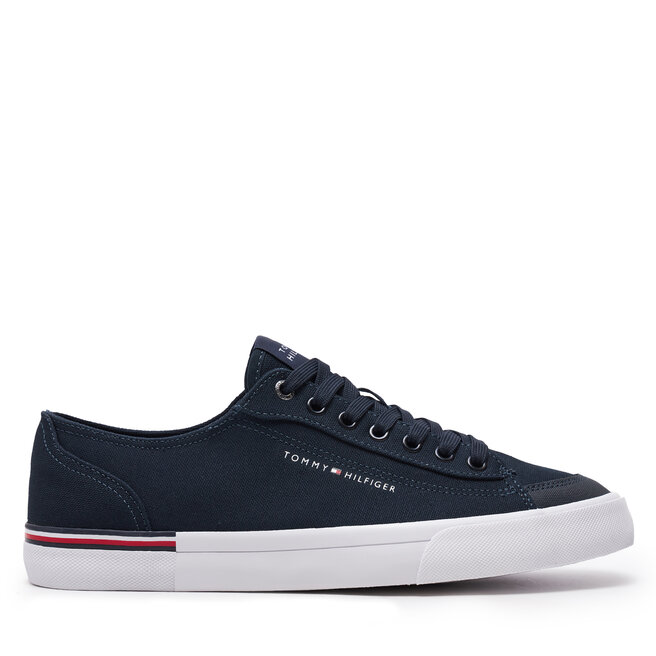 Tenisówki Tommy Hilfiger Corporate Vulc Canvas - Granatowy