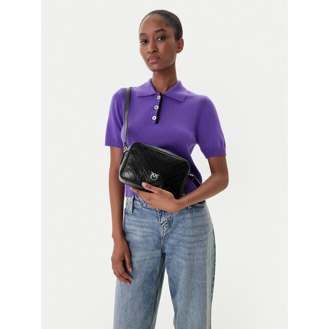 Torebka PINKO Carrie Camera Bag Classic Al 25-26 PLTT 104336 A2JC Czarny -