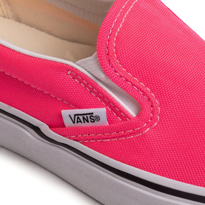 Hot pink shop slip on sneakers