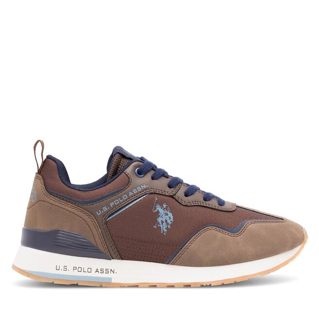 Sneakersy U.S. Polo Assn. - Brązowy
