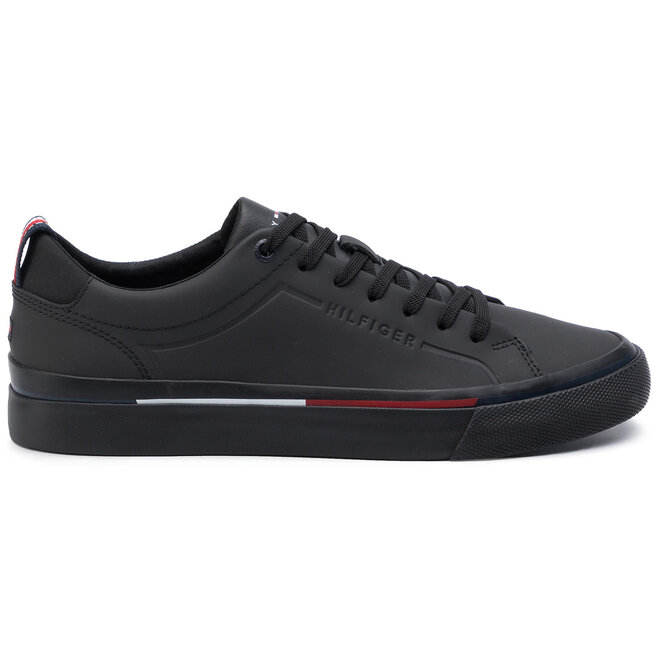 Zapatillas de Tommy Hilfiger Corporate Sneaker FM0FM02285 Black 950 zapatos.es