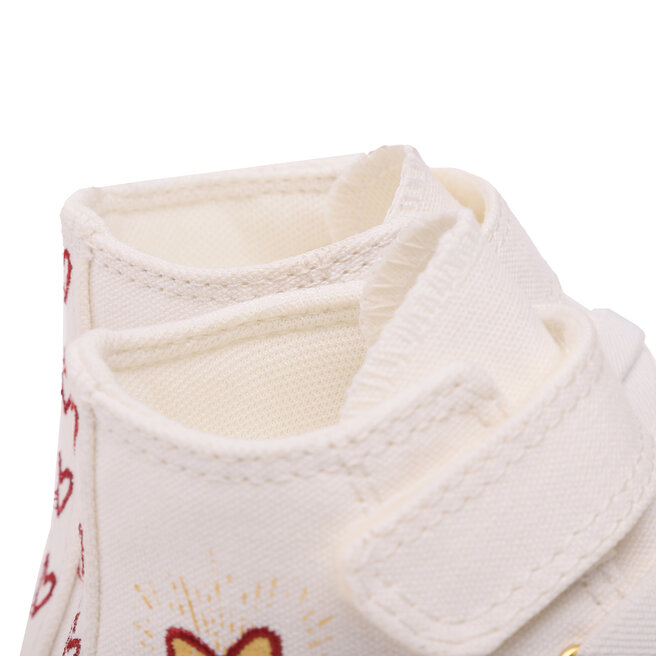 Converse Tornacipő Converse Ctas 1V Hi A04951C Vintage White/Back Alley Brick