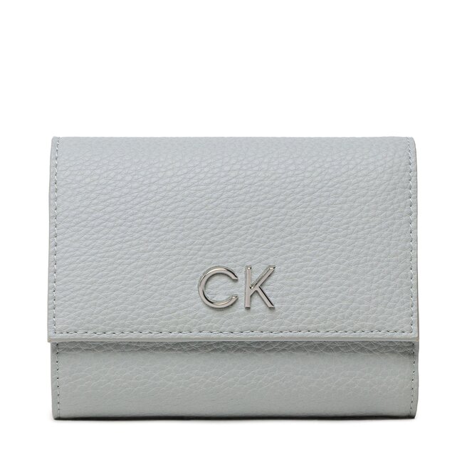 Calvin Klein Portofel Mare de Damă Calvin Klein Re-Lock Trifold Md Pbl K60K609492 DYI