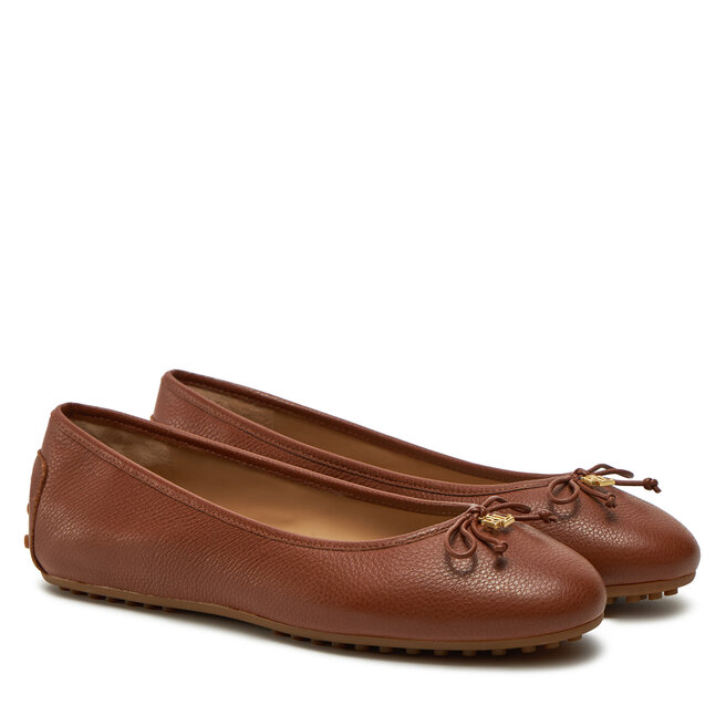 Baleriny Lauren Ralph Lauren - Brązowy