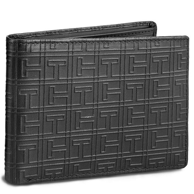 Tommy Hilfiger Ajándékszett Tommy Hilfiger Nick CC Wallet+Keyfob Box AM0AM00946 Black 001