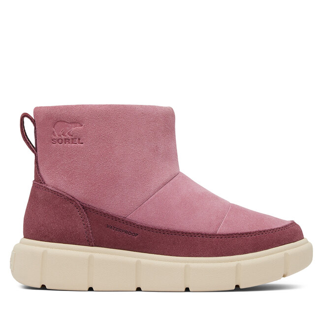 Śniegowce Sorel Youth Sorel Explorer III Slip-On WP - Różowy