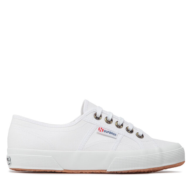 Superga Sneakers aus Stoff Superga 2750 Resin Eyelets S4117JW White/Classic Tortoiseshell A5X
