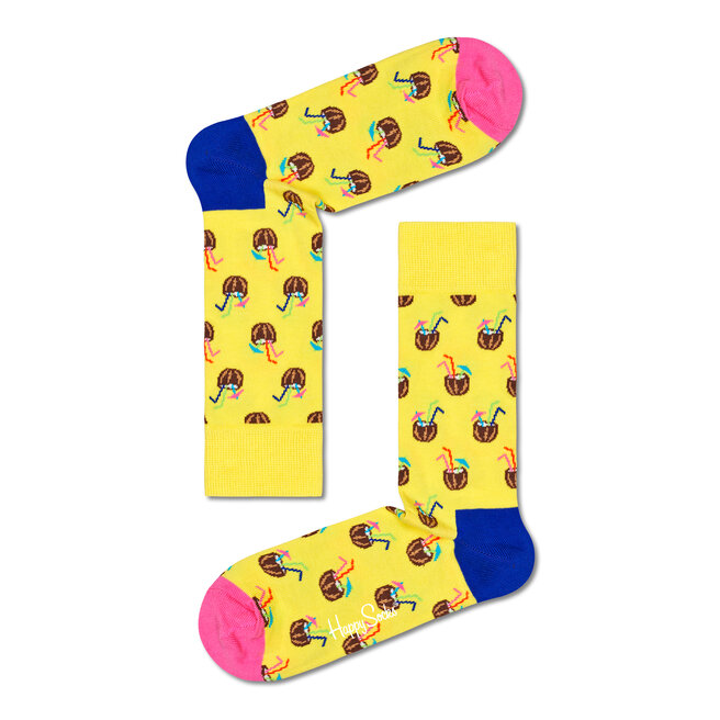 Happy Socks Calzini lunghi unisex Happy Socks CNC01-2200 Giallo