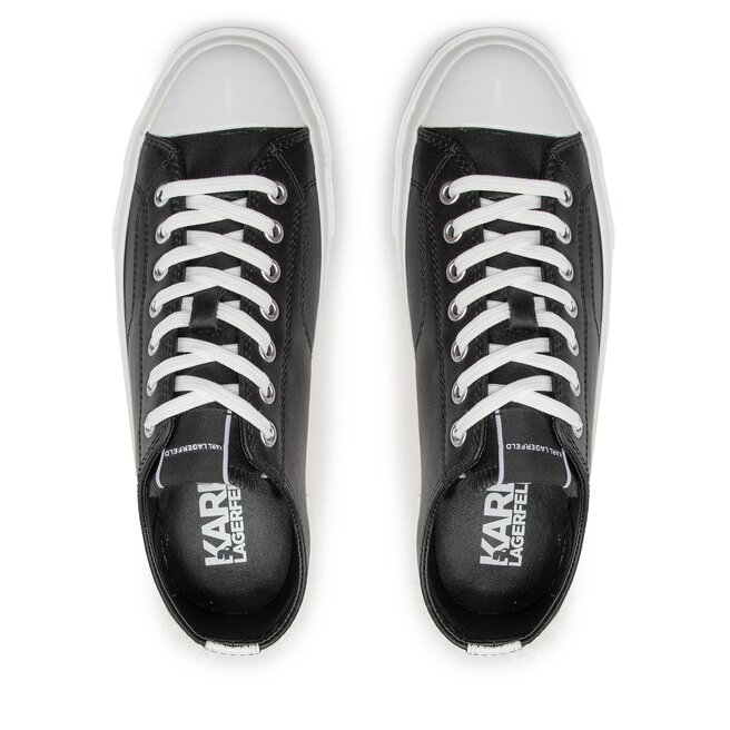 KARL LAGERFELD Teniși KARL LAGERFELD KL50309 Black Lthr