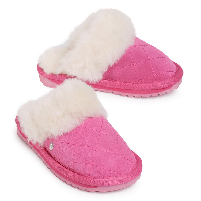EMU Australia Пантофи EMU Australia Jolie Kids Quilt K12122 Deep Pink