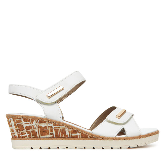 Sandały Remonte CEO-R6266-80 Biały - kobiece