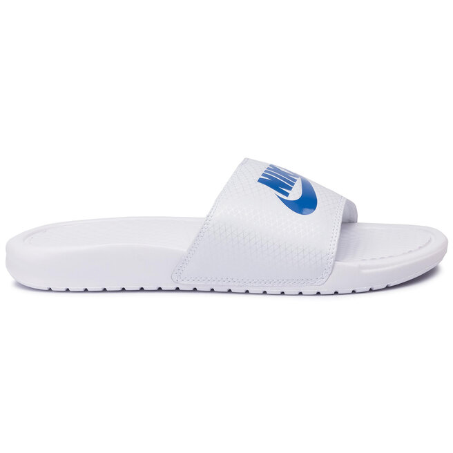 white nike benassi jdi