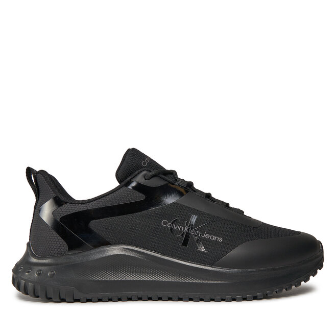 Sneakersy Calvin Klein Jeans Eva Runner Low Lace Ml Mix - Czarny