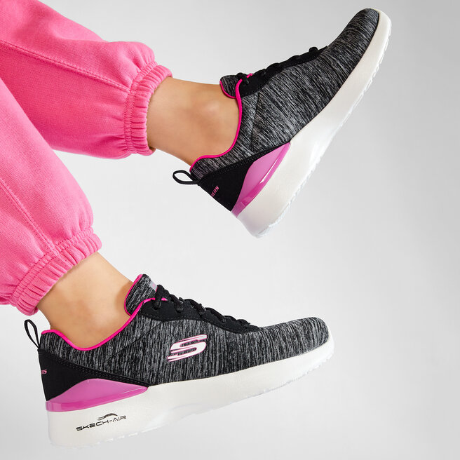 Skechers Boty Skechers Paradise Waves 149344/BKHP Black/Hot Pink
