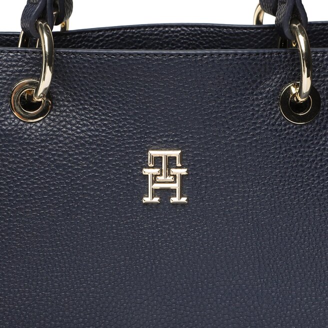Tommy Hilfiger Kabelka Tommy Hilfiger Th Emblem Ns Work Tote AW0AW14498 DW6